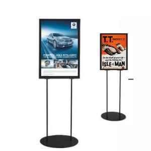 Info Poster Stand - Black (A2 & A1)