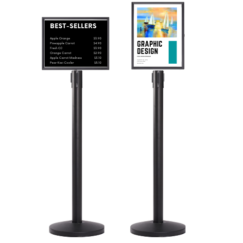 New! Free Standing Sign| A4 & A3 | Sign Stand & Poster Stand | Indigo ...
