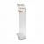 floor standing acrylic poster stand clear