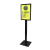 Black Outdoor Sign Stand for Posters