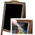 Duo Header - Wooden Poster & Chalk Board