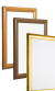 Easel Snap Frames - Gold, Pine & Oak