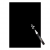 Black Chalk Boards - Double Sided Straight Cut