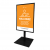 Outdoor Poster Display Stand Black Sign Holder A2 & A1