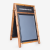 wooden Pavement Sign with Header