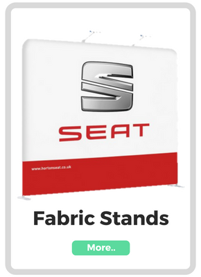 Portable fabric stands