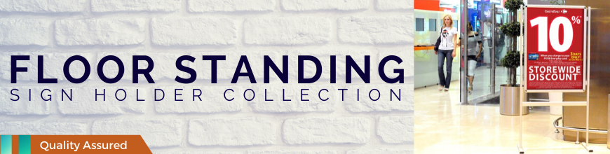 floor standing sign & poster holders 