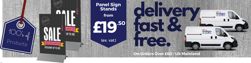 Panel Sign Stands