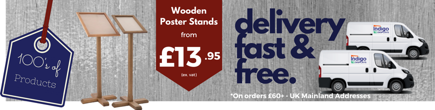 Wooden Poster Display Stands